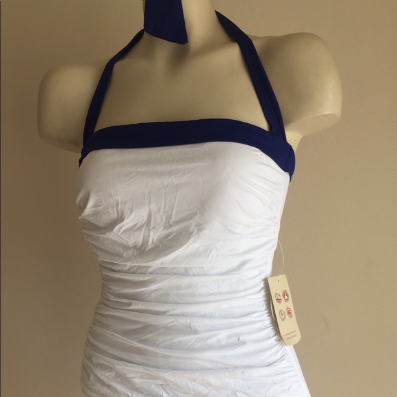 Tommy Bahama Other - New Tommy Bahama swimsuit size10 NWT white /blue